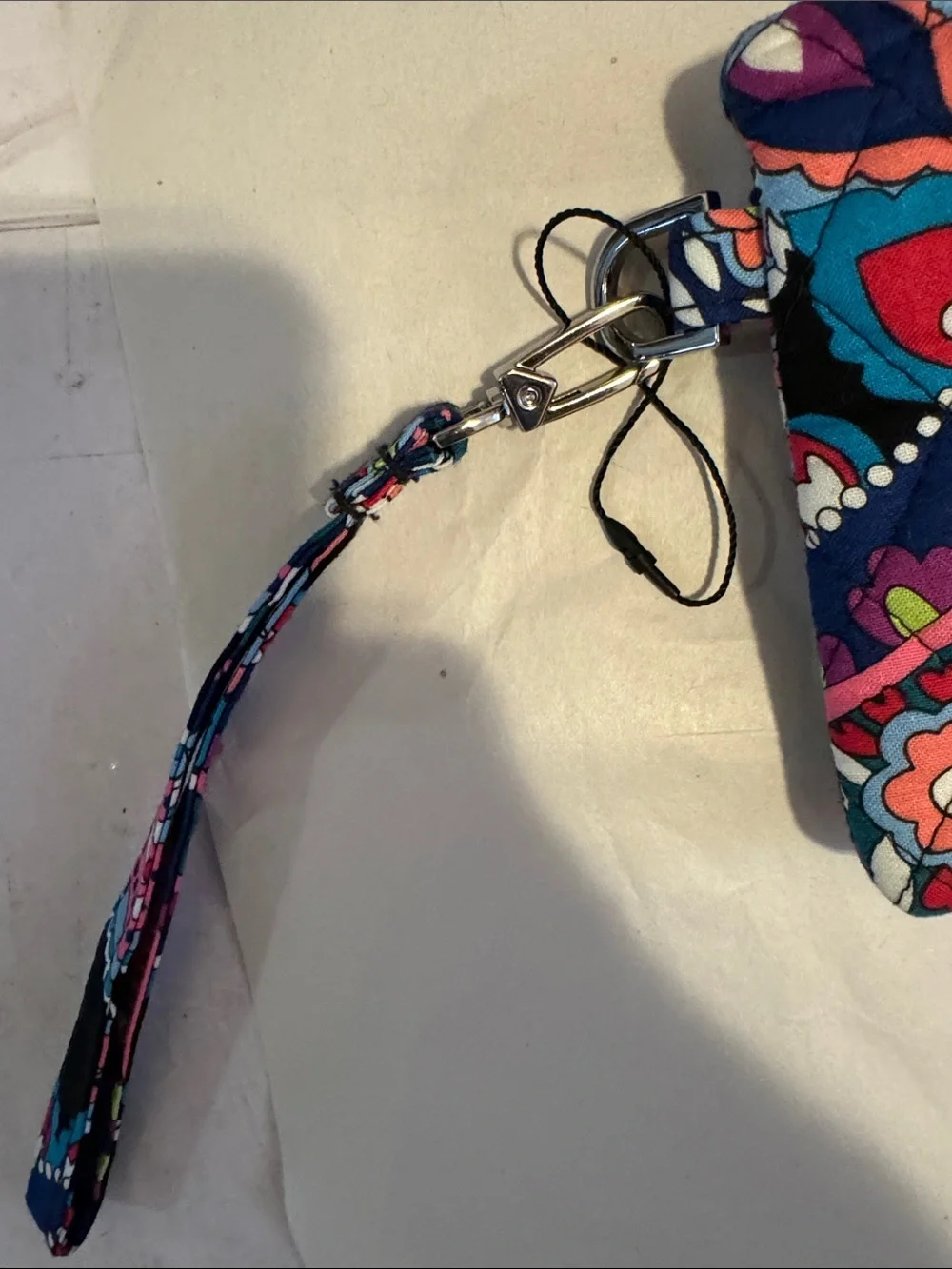 Vera Bradley Multicolor Floral Wristlet Wallet in Blue and Pink